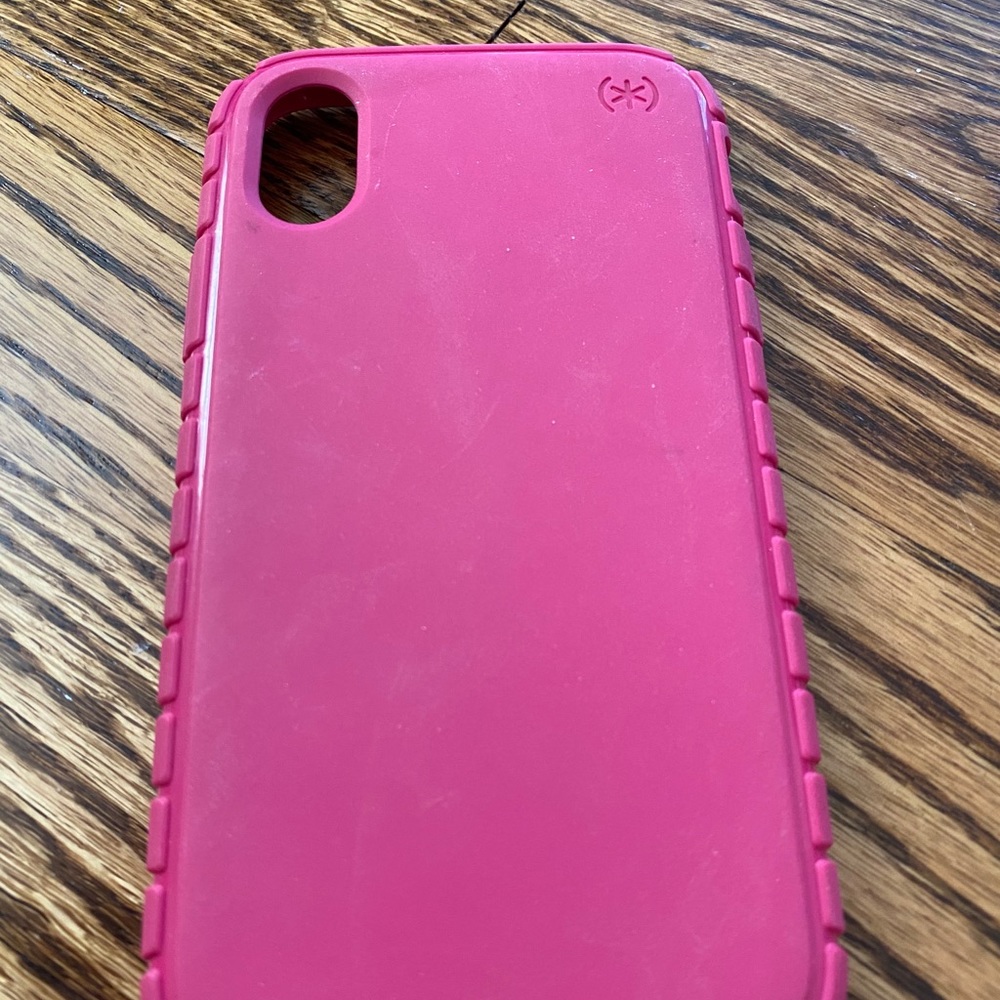 Speck pink iPhone X case